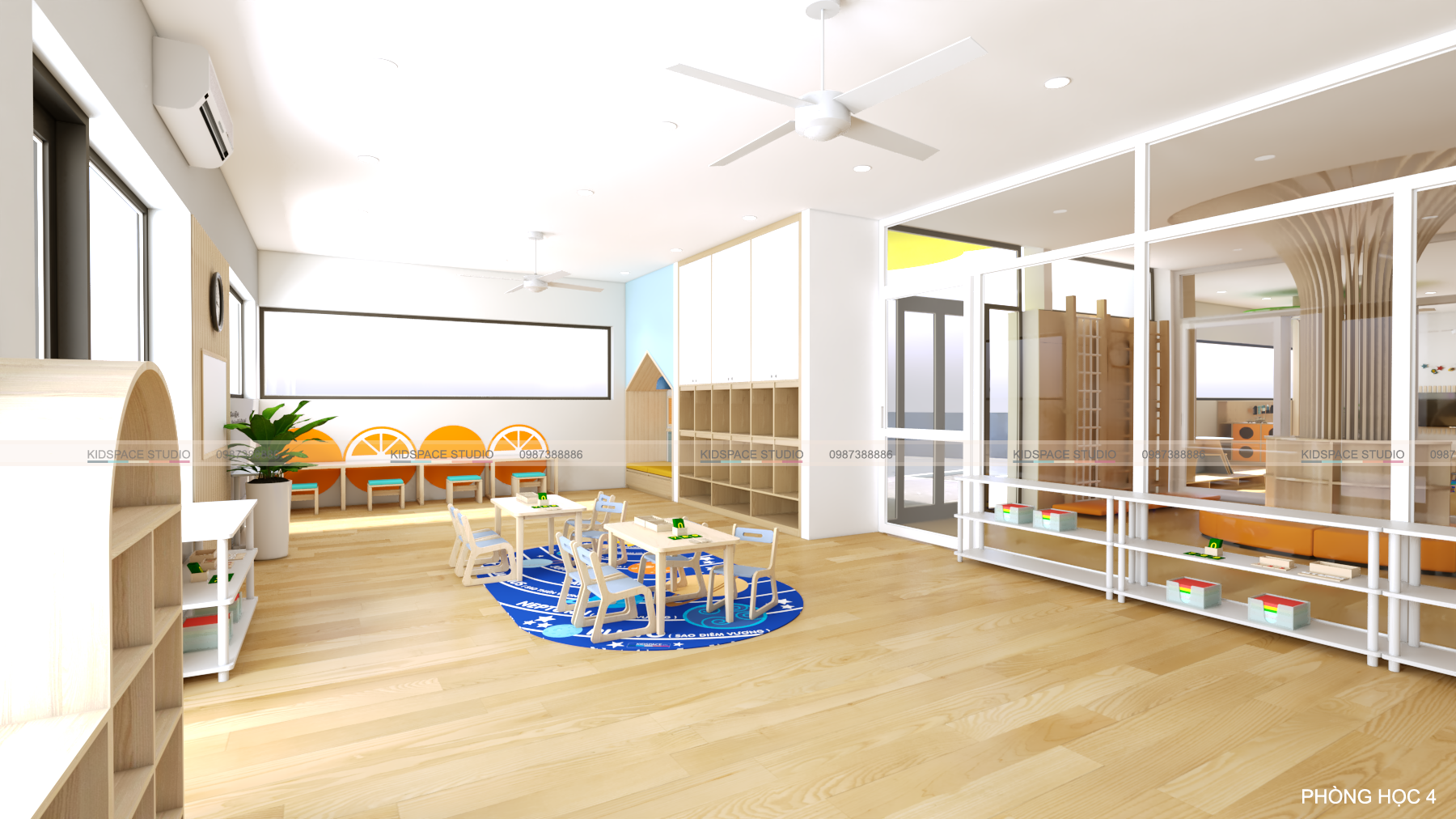 thiết kế trường mầm non Ban Mai - Quảng Ninh 3